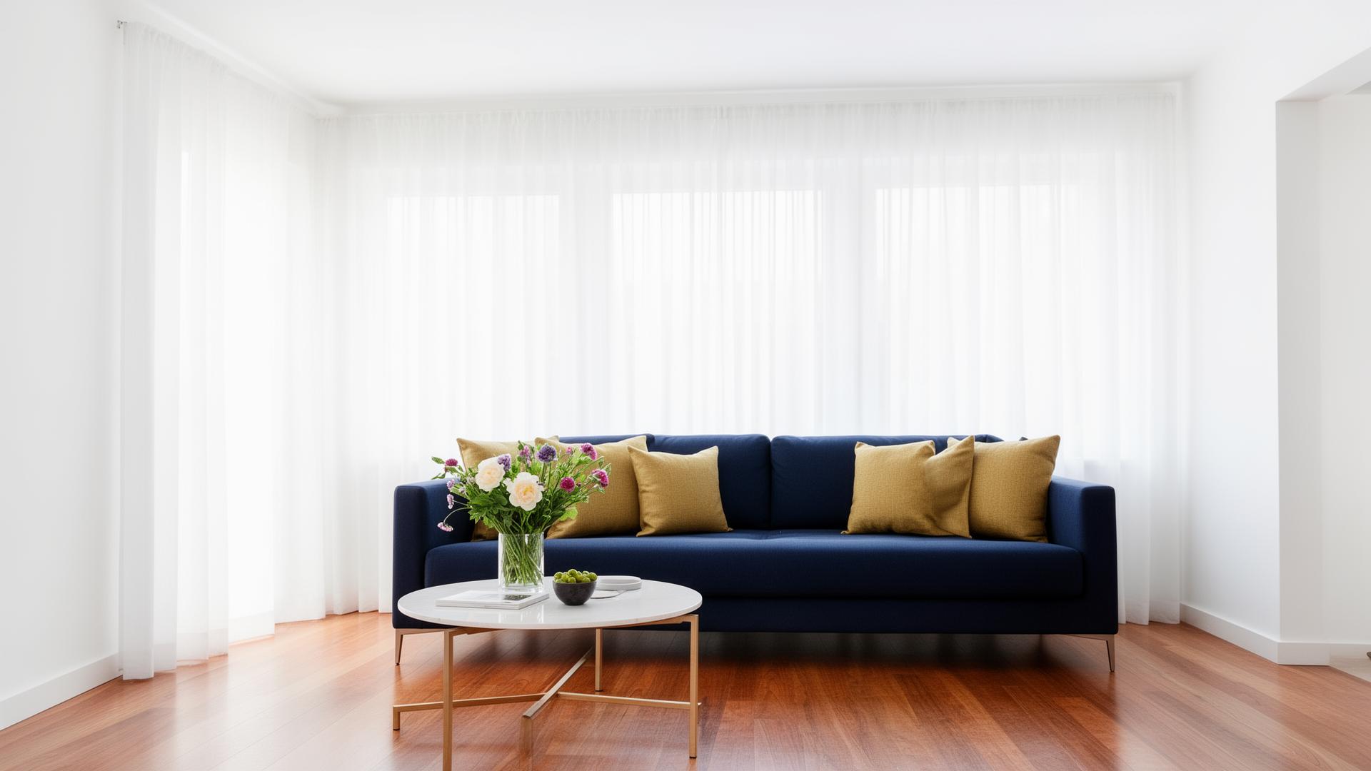 Warm living room at Vista Star Residential